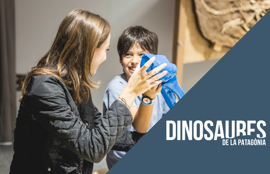 Activitat  de l'exposició dinosaures de la patagònia