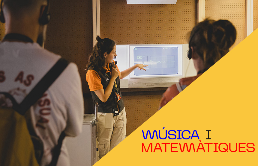 Activitat  de l'exposició música i matemàtiques