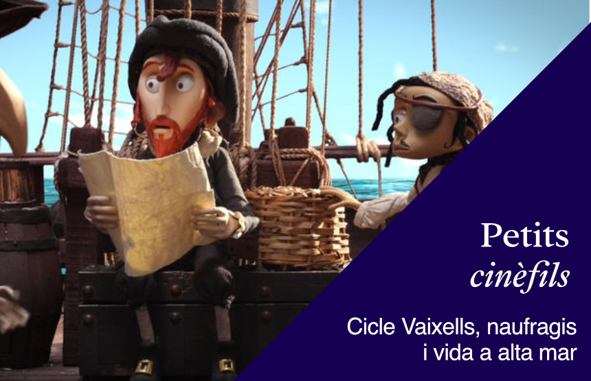 Activitat  de l'exposició naufragis. arqueologia submergida i del cicle petits cinèfils
