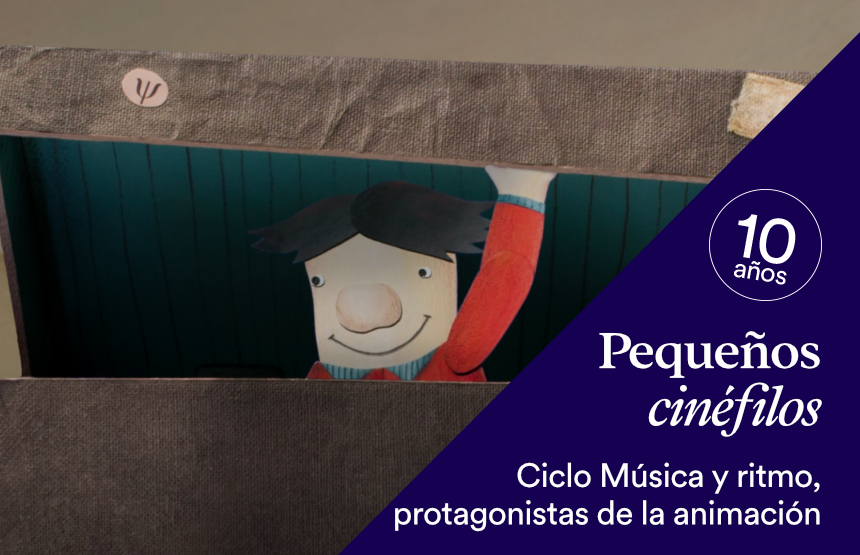 Actividad de la exposición música y matemáticas. un viaje sonoro del caos al cosmos y del ciclo pequeños cinéfilos