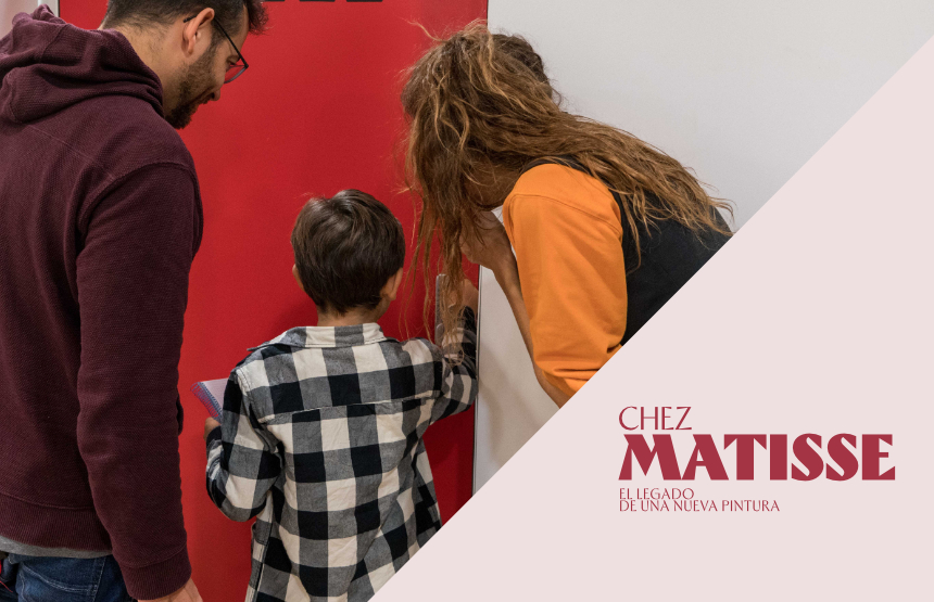 Actividad de la exposición chez matisse. el legado de una nueva pintura