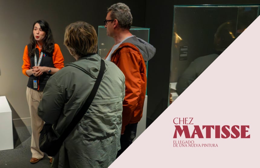 Actividad de la exposición chez matisse. el legado de una nueva pintura