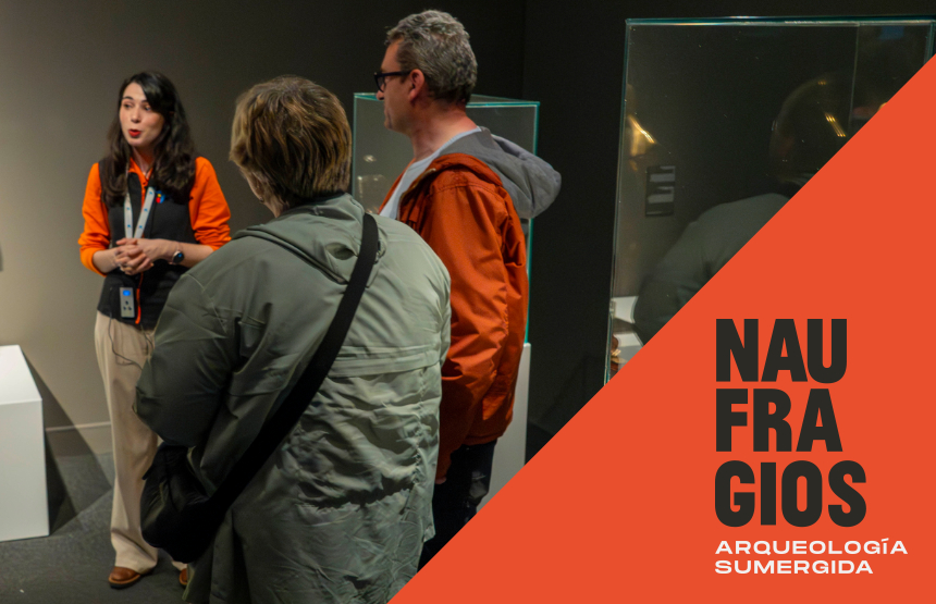 Actividad de la exposición naufragios. arqueología sumergida