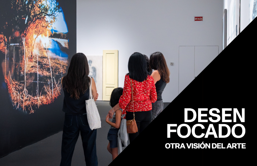 Actividad de la exposición desenfocado. otra visión del arte