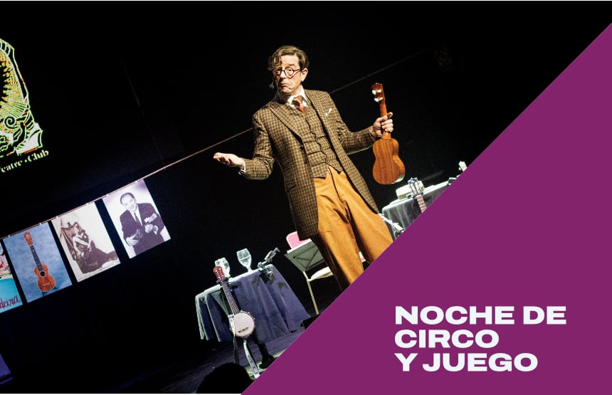 Actividad del ciclo noche de circo y juego