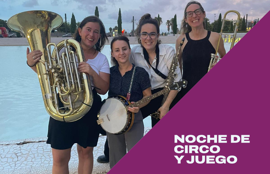 Actividad del ciclo noche de circo y juego