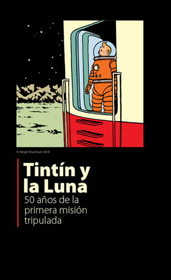 Exposición Tintín y la Luna