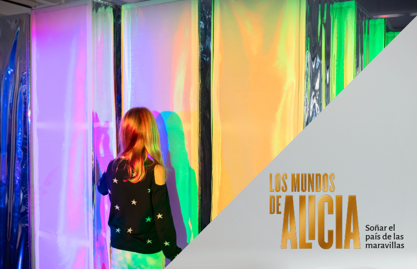 Actividad de la exposición los mundos de alicia. soñar el país de las maravillas