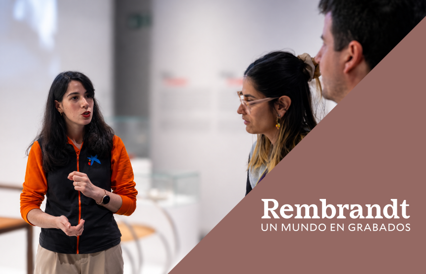 Actividad de la exposición rembrandt. un mundo en grabados