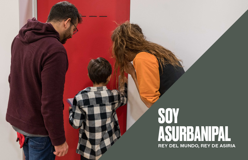 Actividad de la exposición soy asurbanipal, rey del mundo, rey de asiria