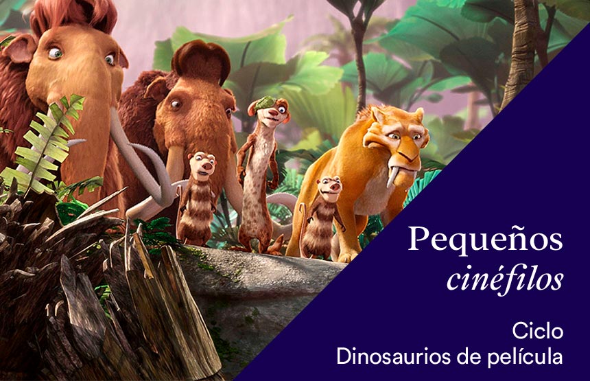 Actividad de la exposición dinosaurios de la patagonia y del ciclo pequeños cinéfilos