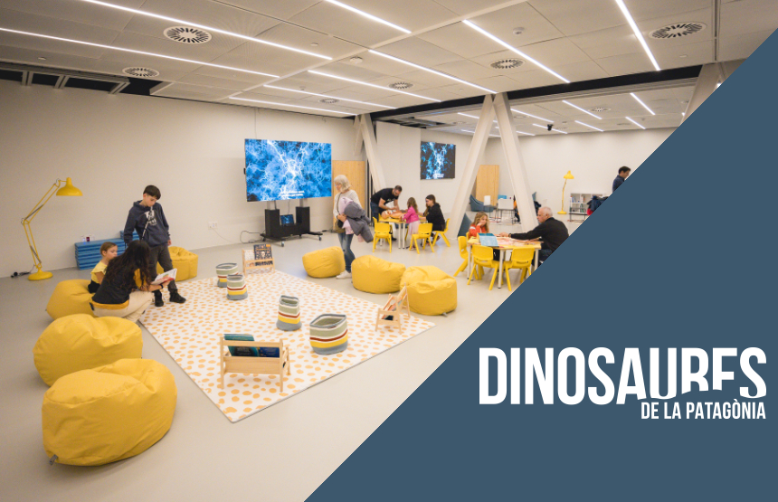 Activitat  de l'exposició dinosaures de la patagònia
