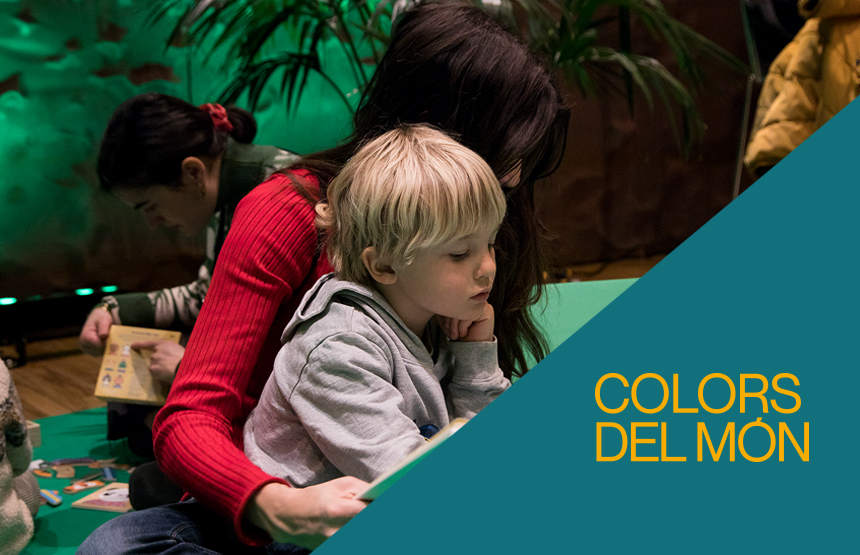Activitat  de l'exposició colors del món