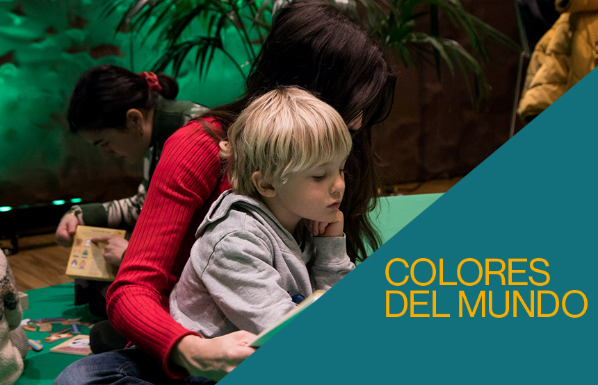 Actividad de la exposición colores del mundo
