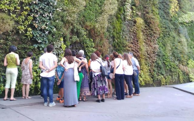 Descubre el jardín vertical de CaixaForum Madrid