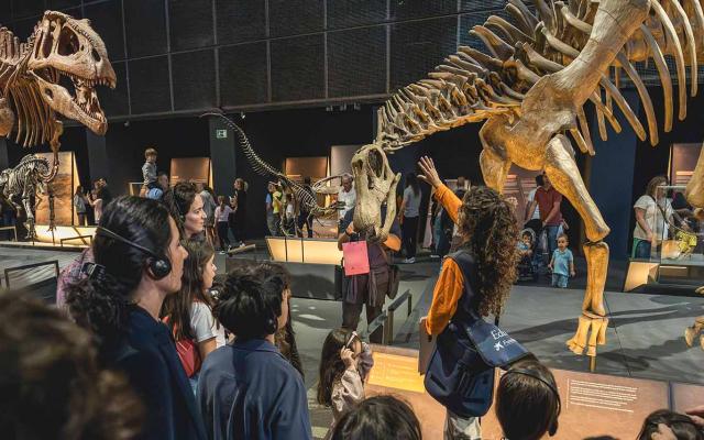Visita dinamizada a “Dinosaurios de la Patagonia”