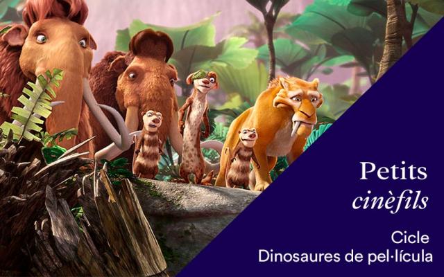 Activitat  de l'exposició dinosaurios de la patagonia i del cicle pequeños cinéfilos