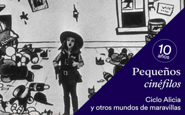 Actividad de la exposición  los mundos de alicia. soñar el país de las maravillas y del ciclo pequeños cinéfilos