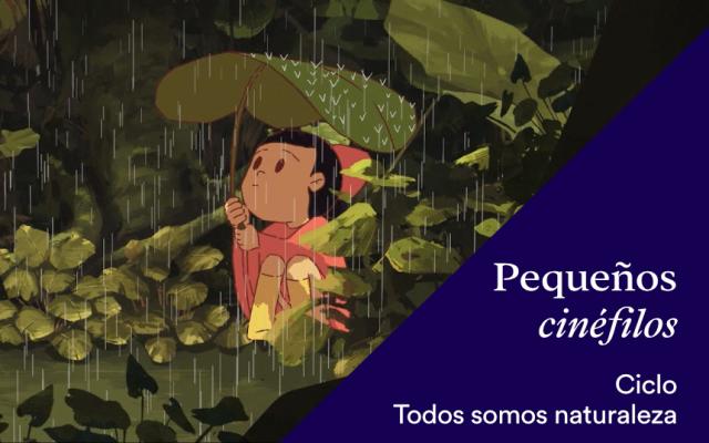 Actividad de la exposición miradas orbitales. el planeta a vista de satélite y del ciclo pequeños cinéfilos