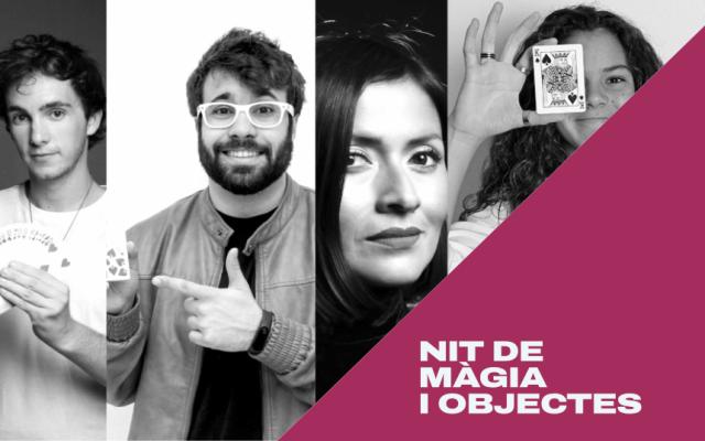 Màgia itinerant amb Gisell, Pere Rafart, Sergi Armentano i Naikari La Maga